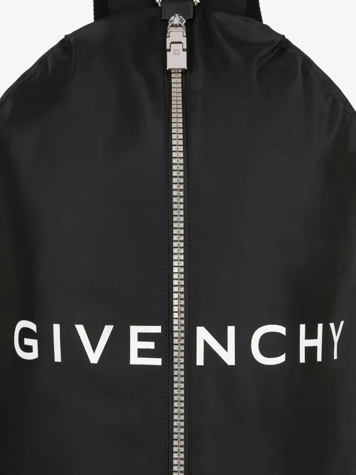 Men Backpacks Givenchy GZip Backpack In Nylon Black Men Backpacks Givenchy GZip Backpack In Nylon Black