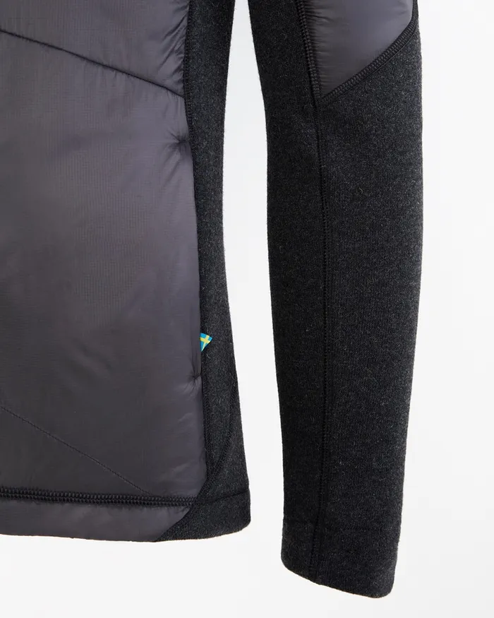 Men Balderin Windblocking Wool Jacket Raven Klttermusen Down and Insulated Jackets