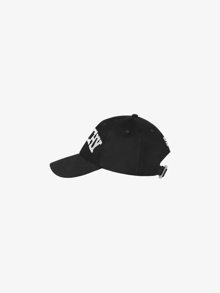 Men Beanies and Caps Givenchy GIVENCHY College Embroidered Cap In Cotton Black Men Beanies and Caps Givenchy GIVENCHY College Embroidered Cap In Cotton Black