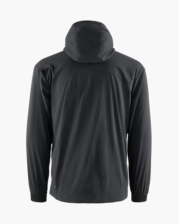 Men Bestla Zip Hood Wind Jacket Raven Klttermusen Wind Resistant Jackets