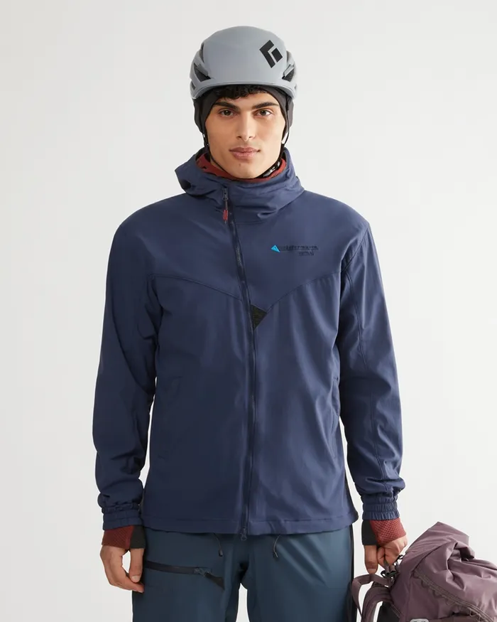 Men Bestla Zip Hood Wind Jacket Raven Klttermusen Wind Resistant Jackets