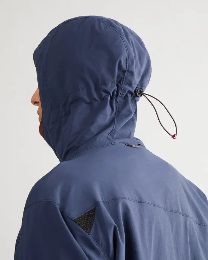 Men Bestla Zip Hood Wind Jacket Raven Klttermusen Wind Resistant Jackets