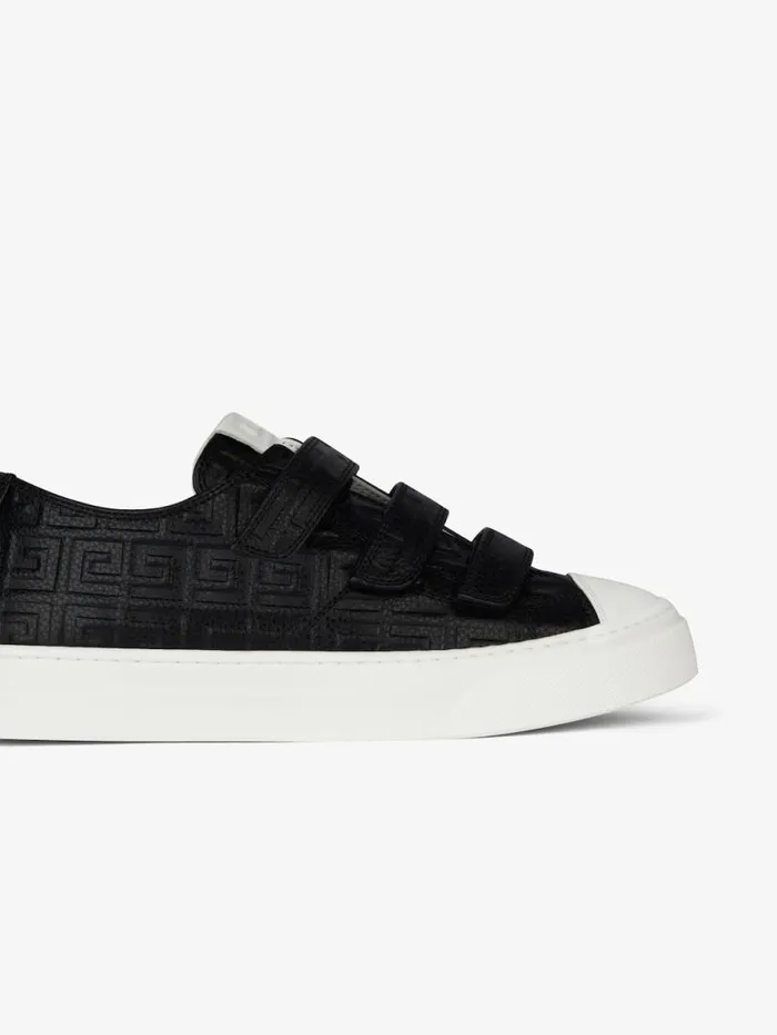 Men Boy 4 To 12 Years Givenchy Sneakers City In 4G Leather Black Men Boy 4 To 12 Years Givenchy Sneakers City In 4G Leather Black