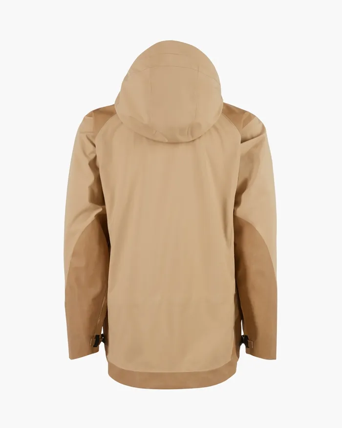 Men Brage 20 Waterproof Shell Jacket Warm Sand Klttermusen Waterproof Jackets