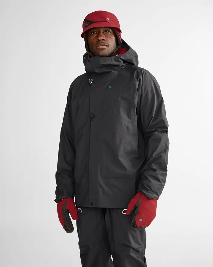 Men Brage 20 Waterproof Shell Jacket Warm Sand Klttermusen Waterproof Jackets