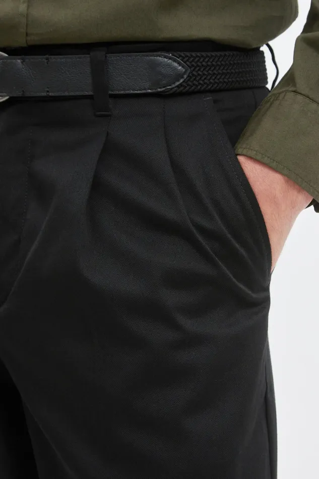 Men Christopher Gabardine Trouser Black Norse Projects Trousers