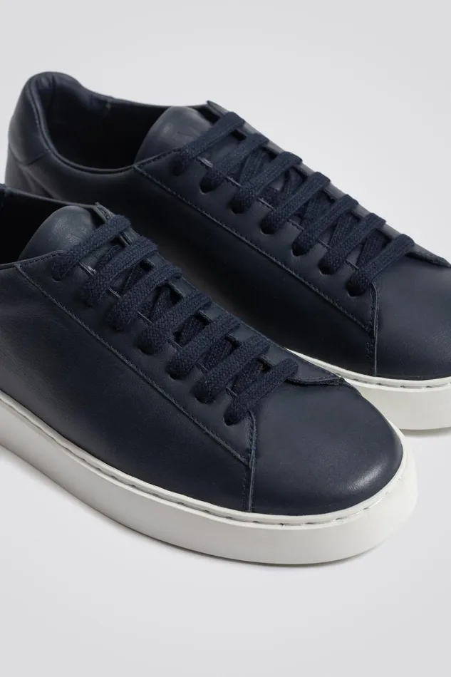 Men Court Sneaker Dark Navy Norse Projects Footwear