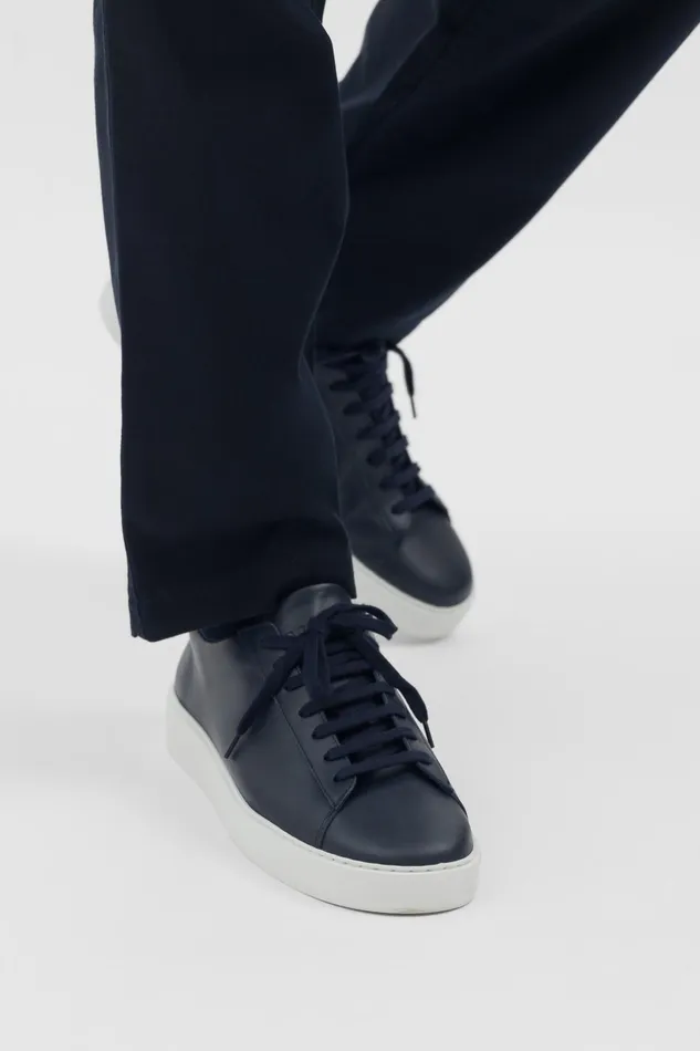 Men Court Sneaker Dark Navy Norse Projects Footwear