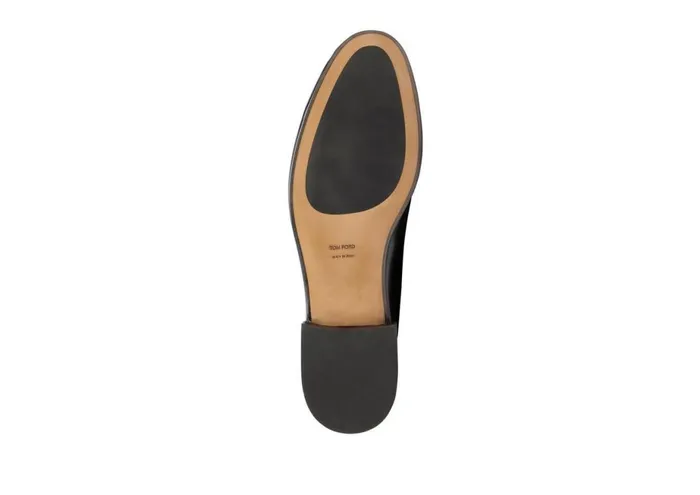 Men Evening Tom Ford Patent Nicolas Tassel Slipper Black