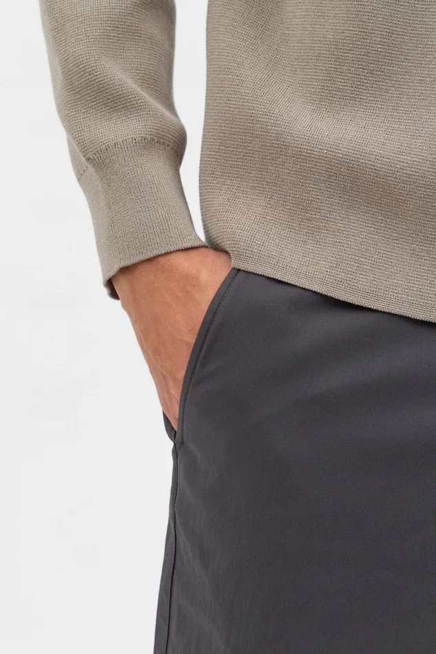 Men Ezra Solotex Short Battleship Grey Norse Projects Shorts