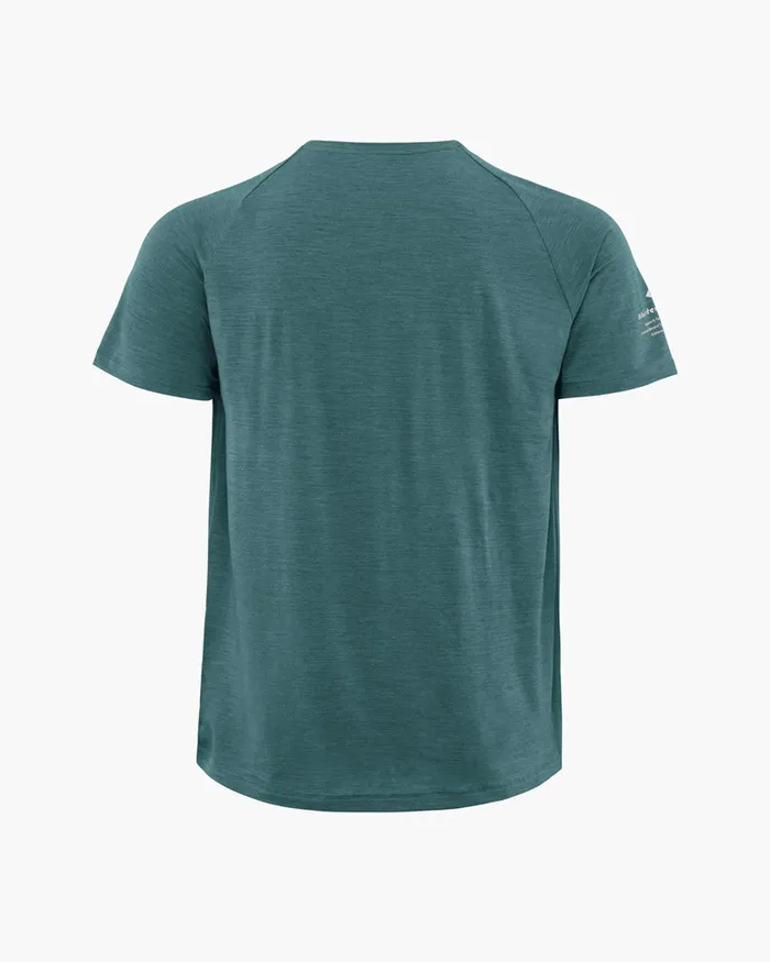 Men Fafne Activity Base Layer Tee Dark Deep Sea Klttermusen Base Layers