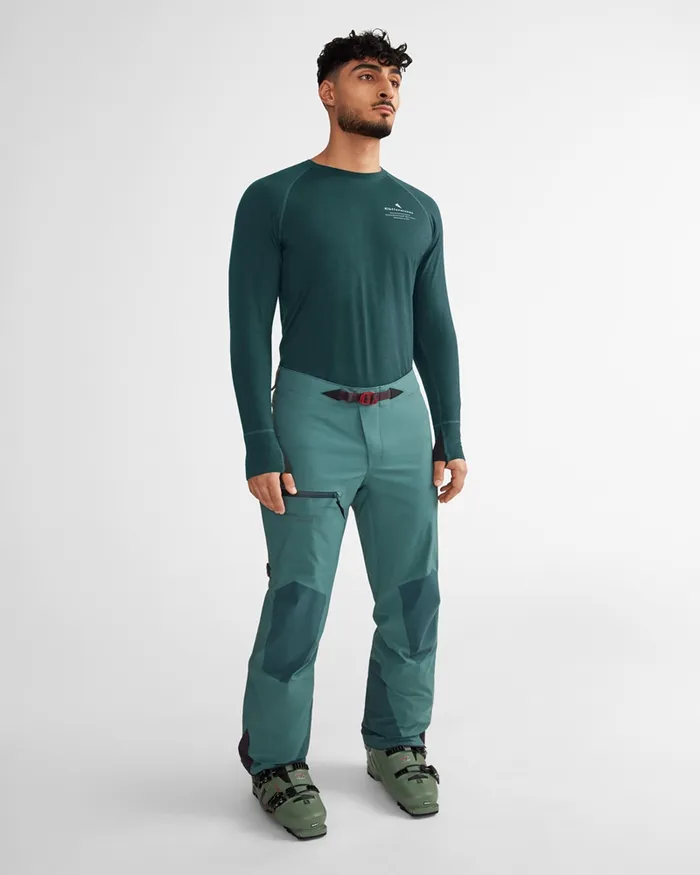 Men Fafne Baselayer Crewneck Merlot Klttermusen TShirts