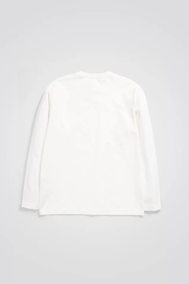 Men Holger Tab Series Reflective LS White Norse Projects TShirts