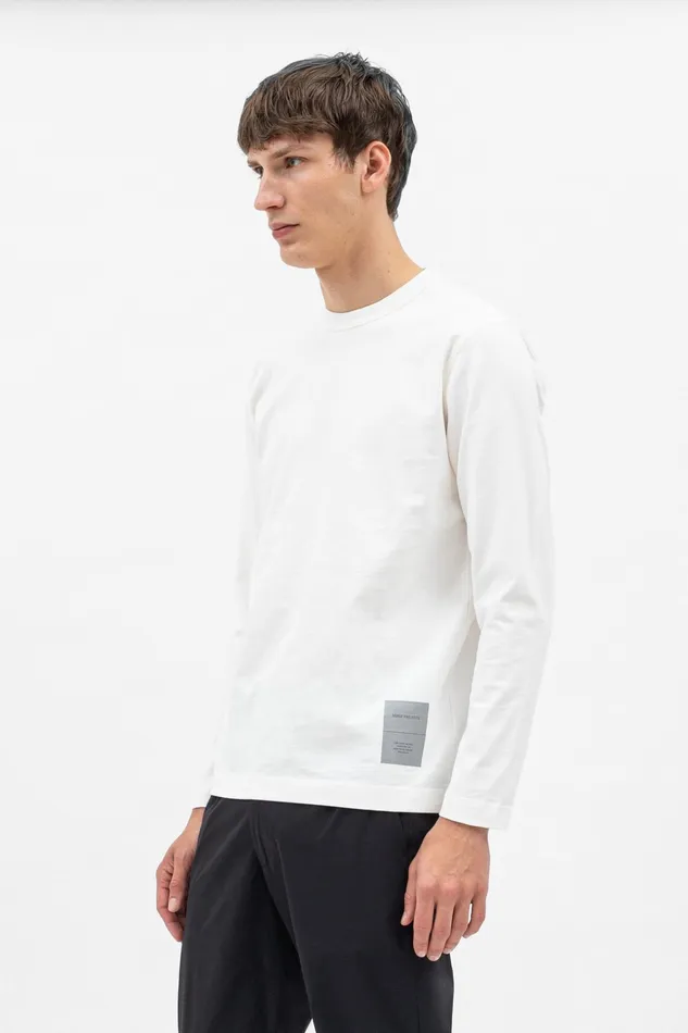 Men Holger Tab Series Reflective LS White Norse Projects TShirts