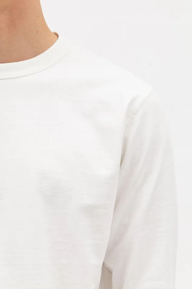 Men Holger Tab Series Reflective LS White Norse Projects TShirts