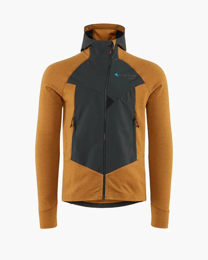 Men Hugin Hooded Norna Sweater Mustardraven Klttermusen Fleeces and Sweaters