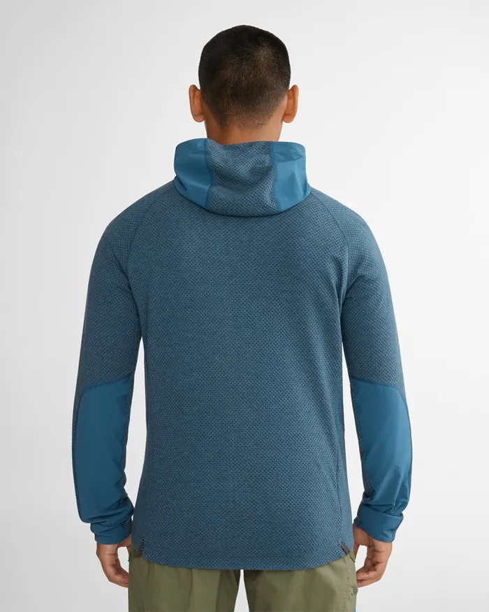 Men Hugin Hooded Norna Sweater Mustardraven Klttermusen Fleeces and Sweaters