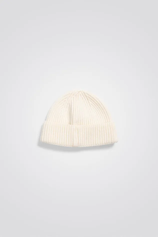 Men Hybrid Rib Beanie Stretch Wool Warm Grey Norse Projects Beanies