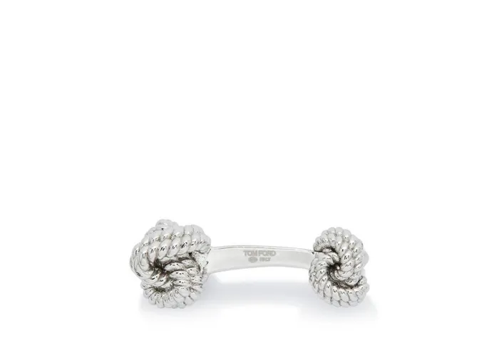 Men Jewelry Tom Ford Knot Cufflinks White Gold