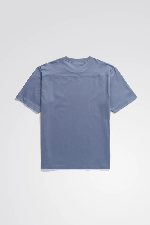 Men Johannes N Logo Tshirt Fog Blue Norse Projects TShirts