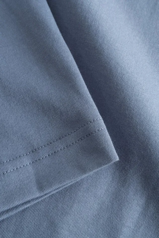 Men Johannes N Logo Tshirt Fog Blue Norse Projects TShirts