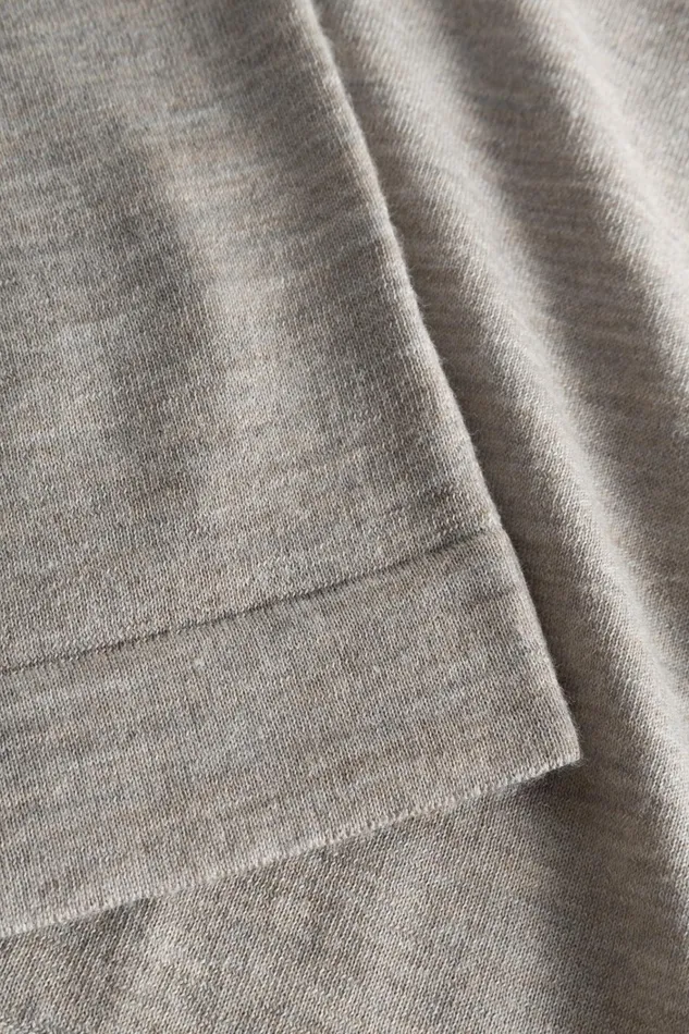 Men Jon Tech Merino SS Polo Sand Norse Projects Knitwear