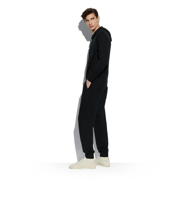 Men Knitwear Tom Ford Superfine Merino Hoodie Black Men Knitwear Tom Ford Superfine Merino Hoodie Black