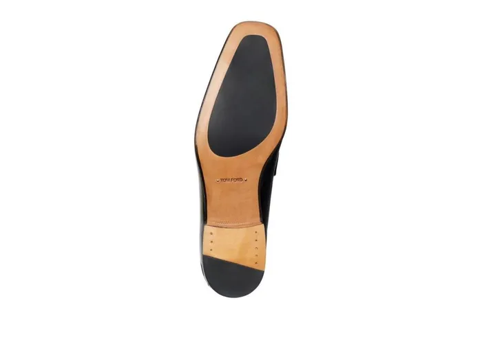 Men Loafers Tom Ford Crackled Leather Bailey Chain Loafer Men Loafers Tom Ford Crackled Leather Bailey Chain Loafer
