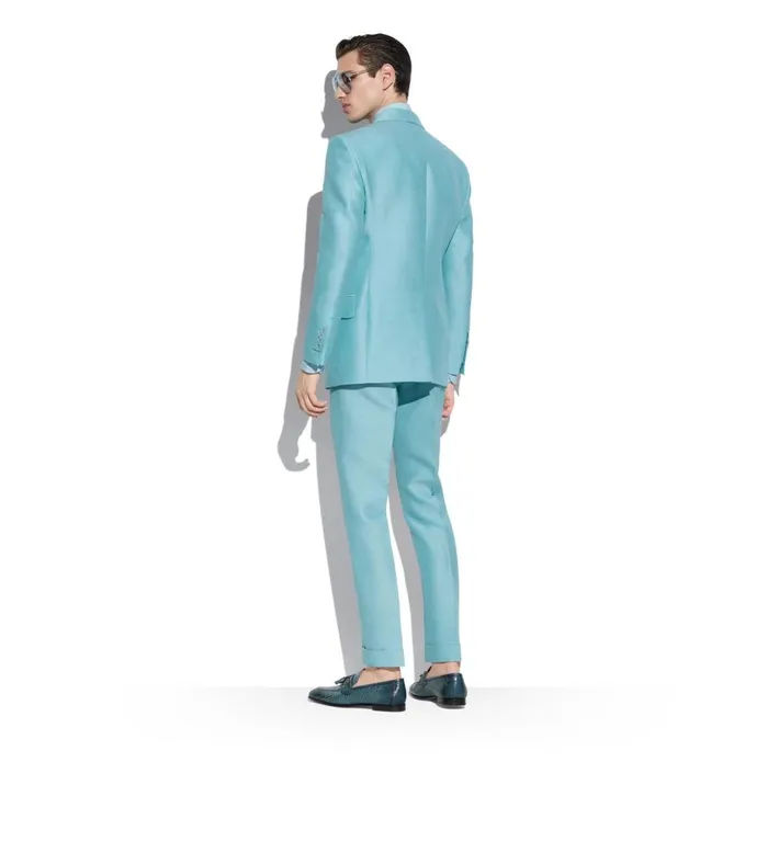 Men Loafers Tom Ford Printed Alligator Sean Tassel Loafer Teal Men Loafers Tom Ford Printed Alligator Sean Tassel Loafer Teal