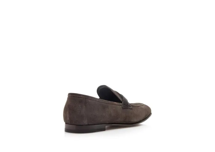 Men Loafers Tom Ford Suede Sean Twisted Band Loafer Men Loafers Tom Ford Suede Sean Twisted Band Loafer