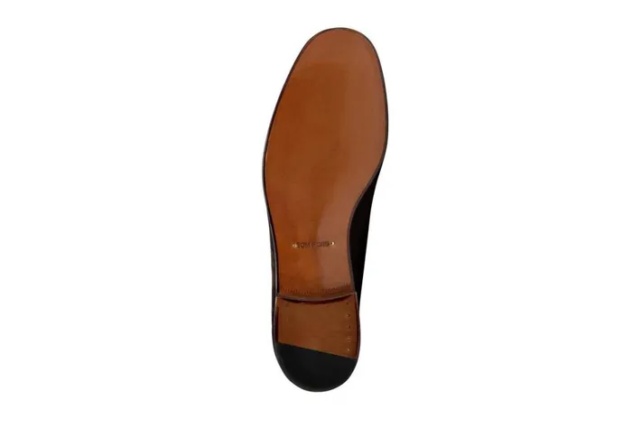 Men Loafers Tom Ford Suede York Chain Loafer Brown