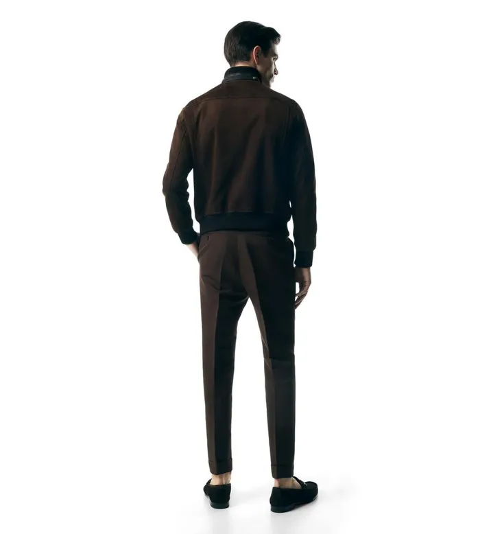 Men Loafers Tom Ford Suede York Chain Loafer Brown