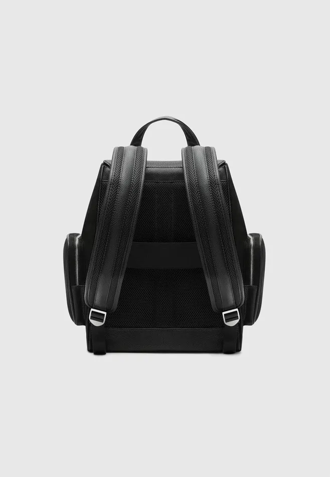 Men Manire De Voir Eiffel Clasp Backpack Black