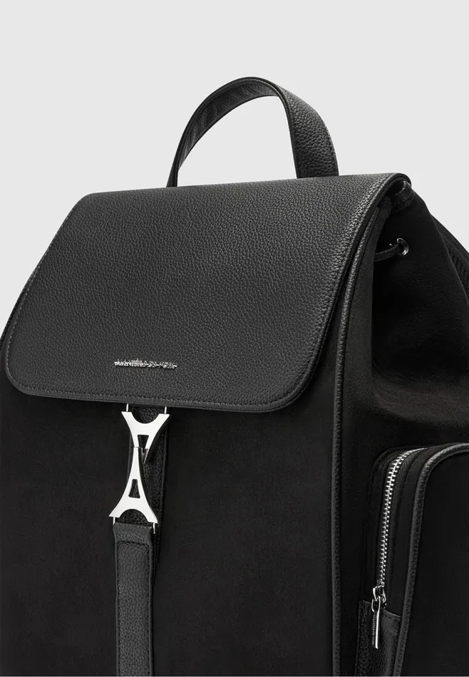 Men Manire De Voir Eiffel Clasp Backpack Black
