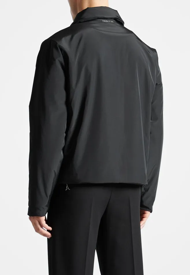 Men Manire De Voir Nylon Boxy Jacket Black