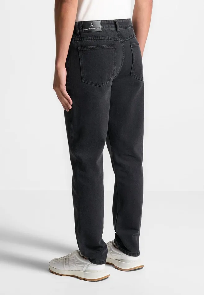Men Manire De Voir Regular Fit Jeans Black