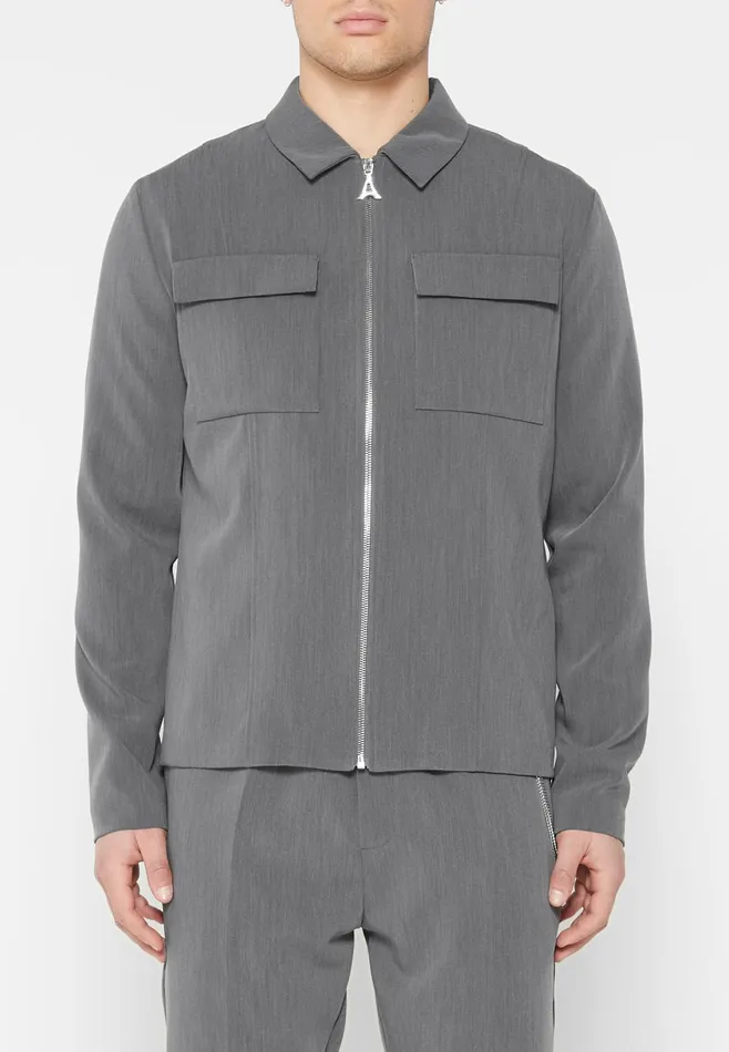 Men Manire De Voir Tailored Jacket Grey