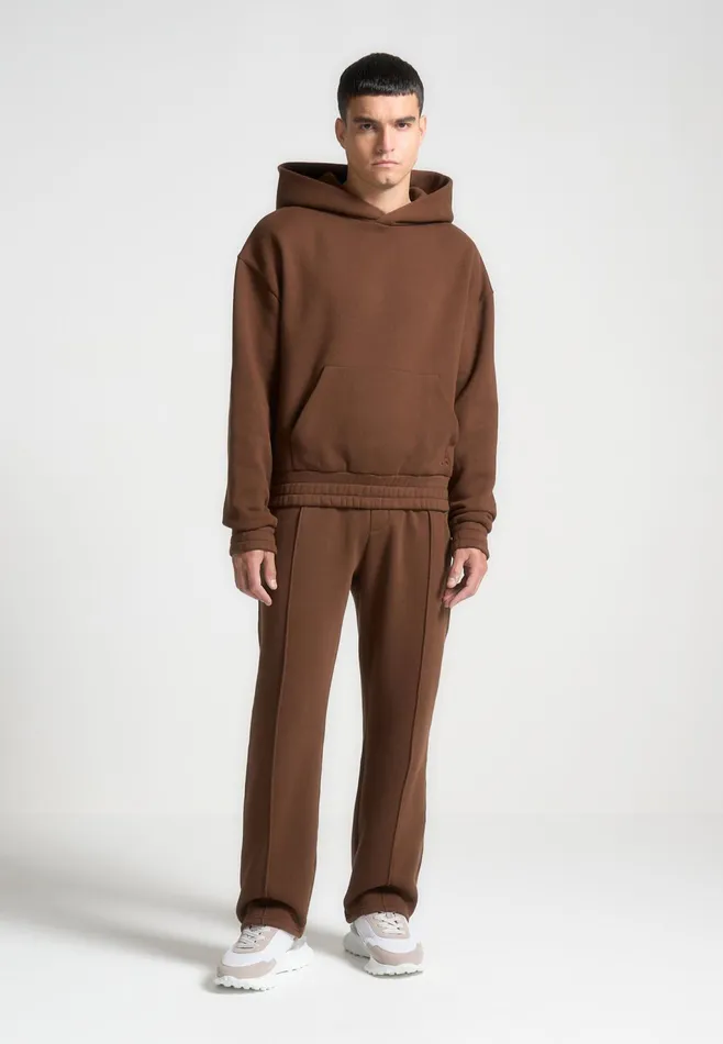 Men Manire De Voir ternel Pintuck Joggers Brown
