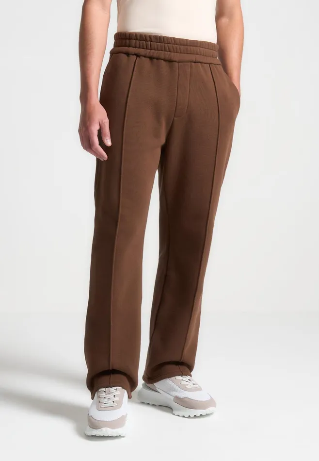 Men Manire De Voir ternel Pintuck Joggers Brown
