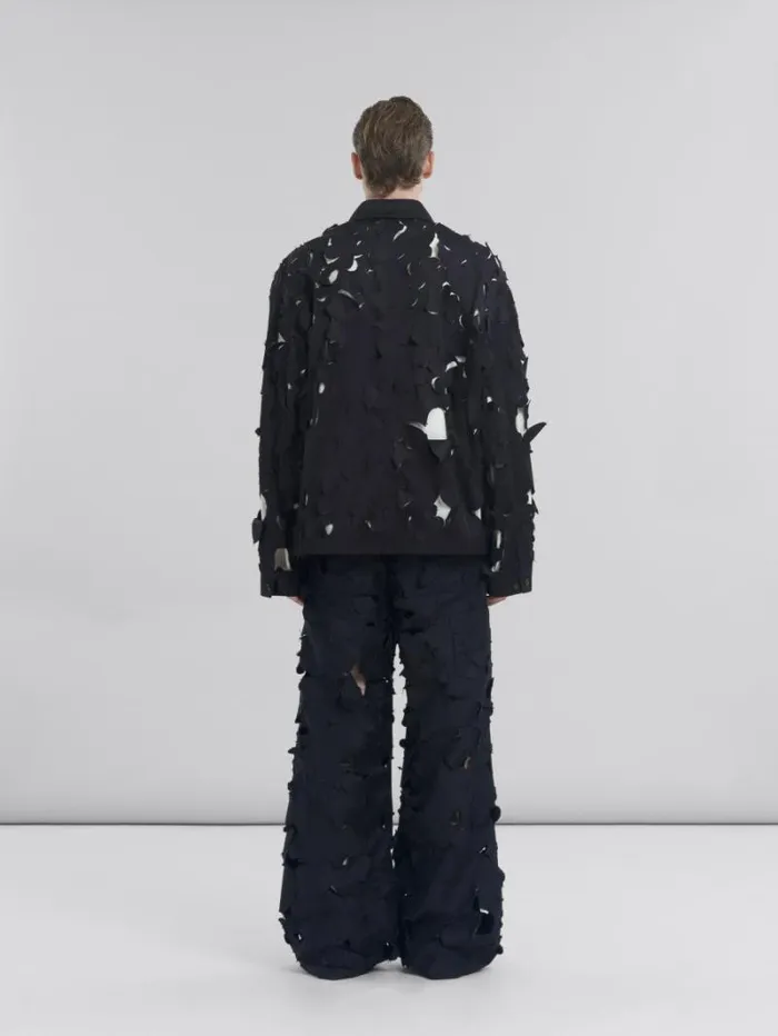 Men Marni Coats and Jackets Duchess Satin Jacket With CutOut Detail
