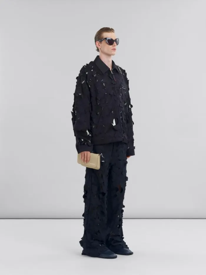 Men Marni Coats and Jackets Duchess Satin Jacket With CutOut Detail