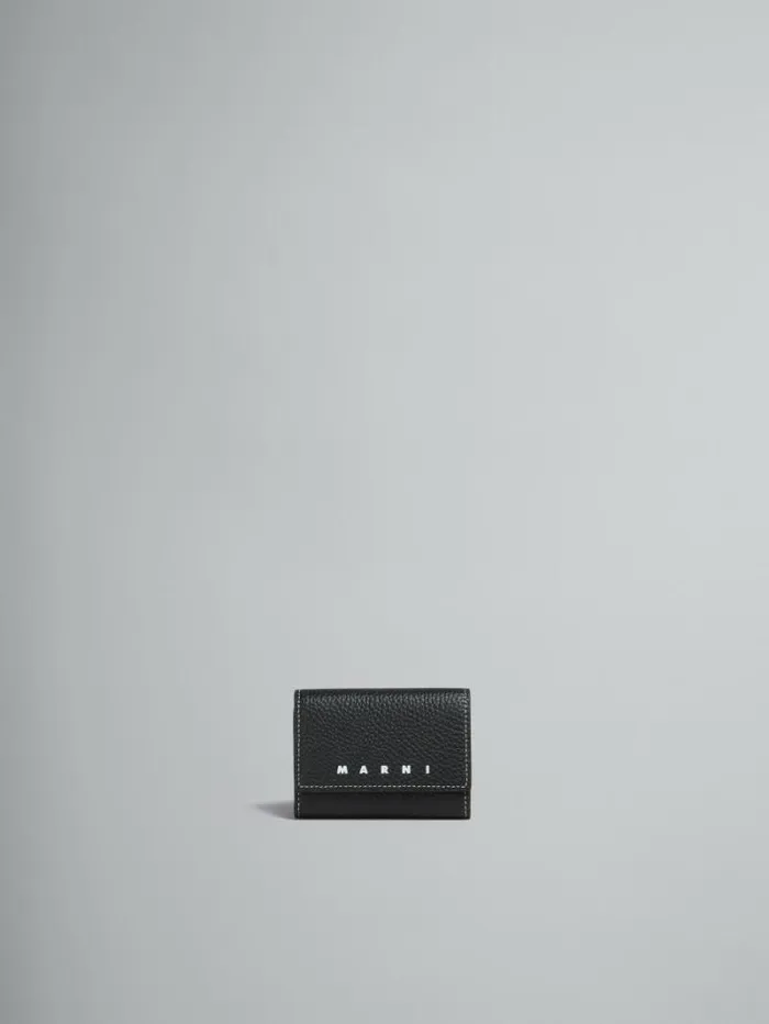 Men Marni Other Accessories Black Leather Key Wallet