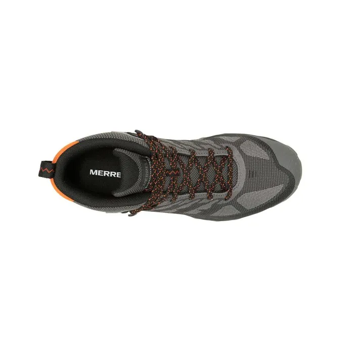 Men Merrell Boots Speed Eco Mid Waterproof Charcoaltangerine Men Merrell Boots Speed Eco Mid Waterproof Charcoaltangerine