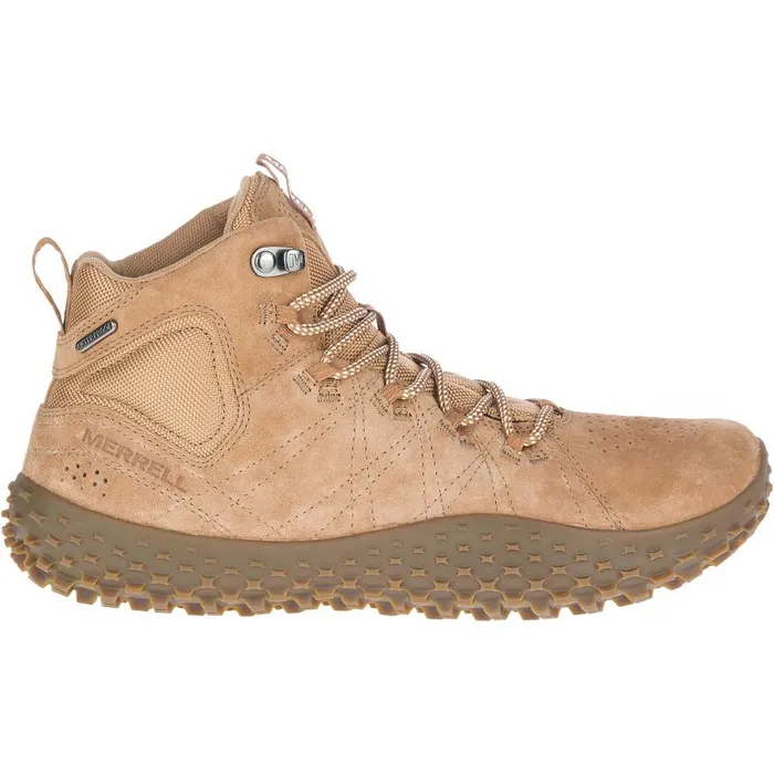 Men Merrell Boots Wrapt Mid Waterproof Tobacco