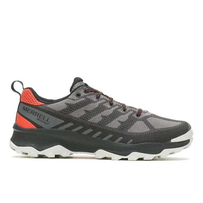 Men Merrell Shoes Speed Eco Waterproof Charcoaltangerine