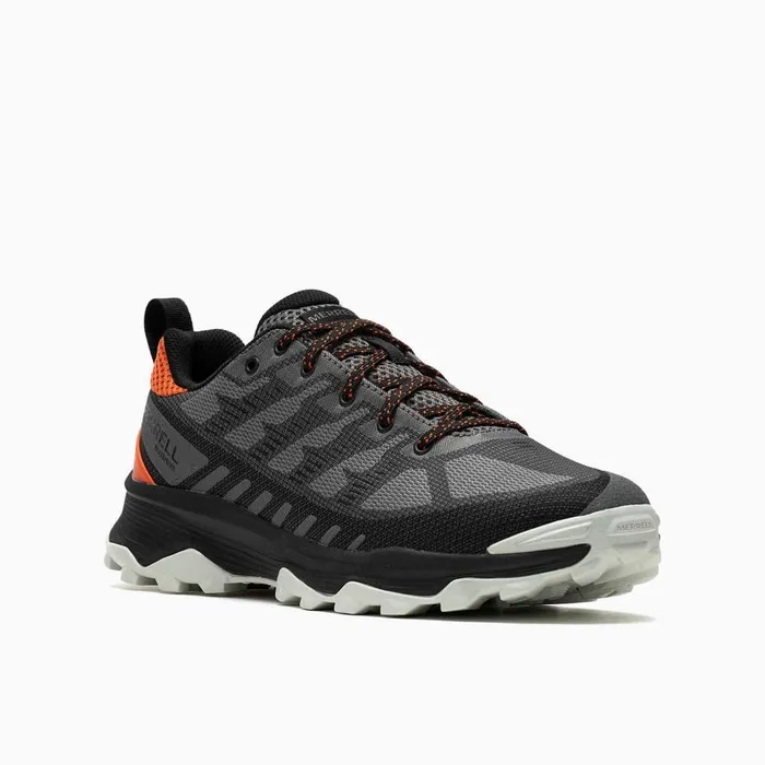 Men Merrell Shoes Speed Eco Waterproof Charcoaltangerine