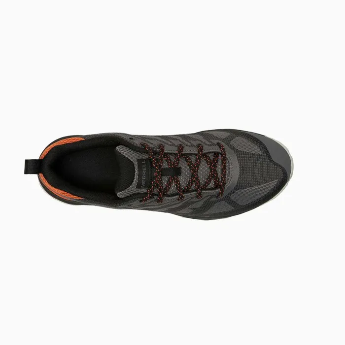 Men Merrell Shoes Speed Eco Waterproof Charcoaltangerine