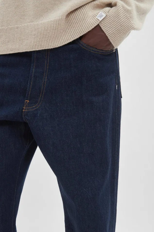 Men Norse Regular Denim Indigo Norse Projects Trousers