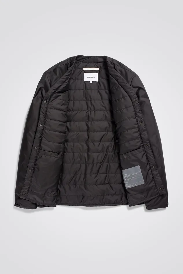 Men Otto Light Pertex Black Norse Projects Outerwear