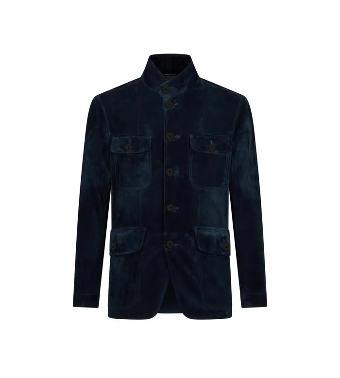 Men Outerwear Tom Ford Cashmere Suede Military Jacket